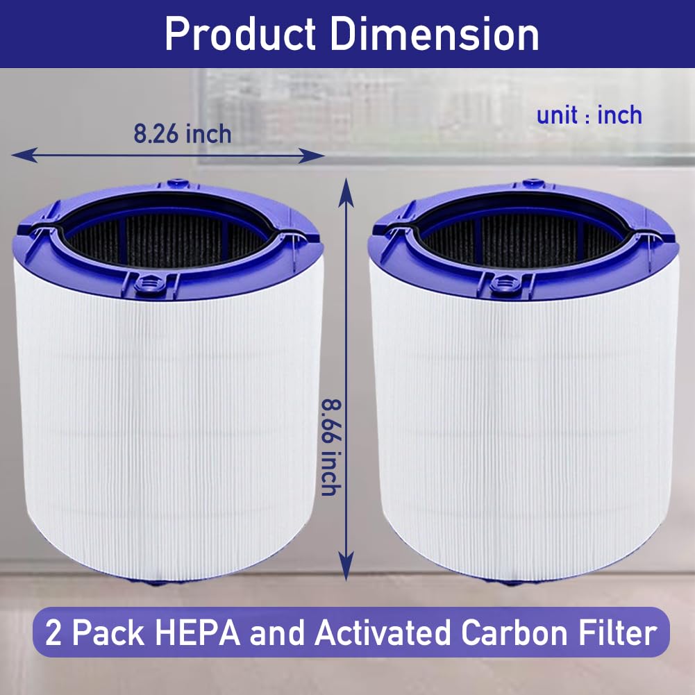 Amazon.co.jp: 交換用フィルター 2個パック ダイソン TP06 HP06 PH01